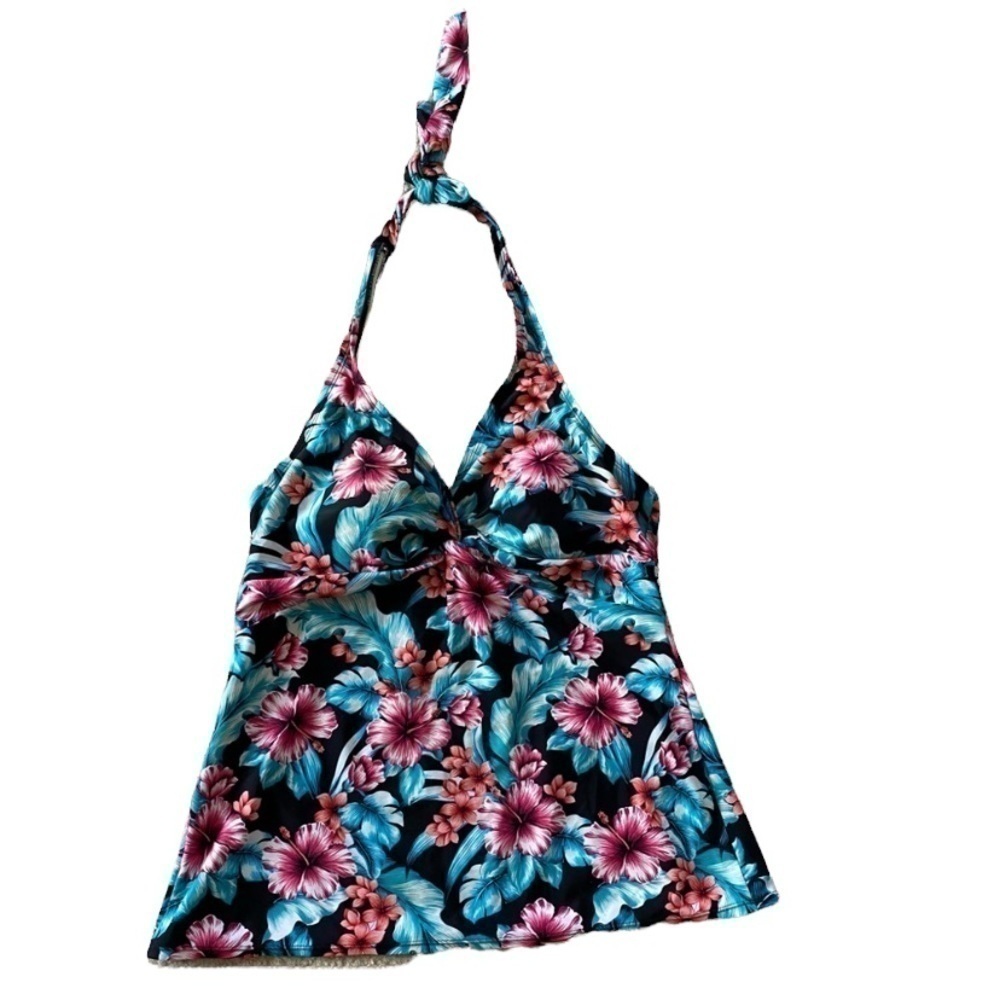 Merona Floral Size Large Bathingsuit Top